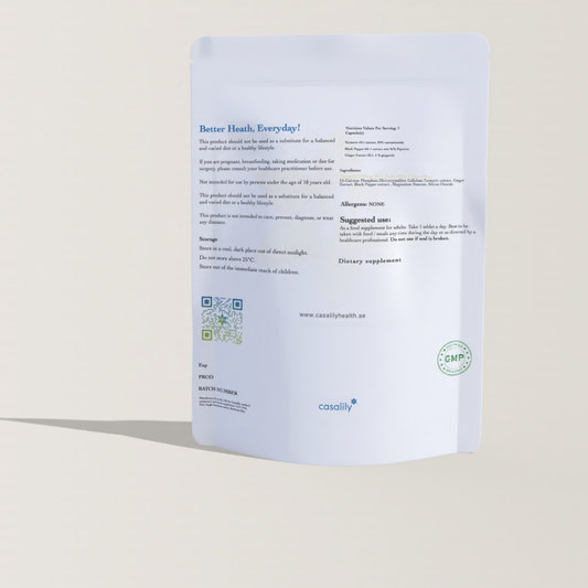 2,500 mg Turmeric & 500 mg Ginger Blend